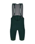 SANTINI Krótkie spodnie kolarskie z szelkami - RTR - zielony