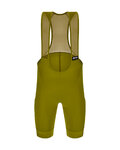 SANTINI Krótkie spodnie kolarskie z szelkami - RTR - zielony