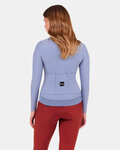 SANTINI Zimowa koszulka kolarska z długim rękawem - RTR - niebieski