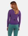 SANTINI Zimowa koszulka kolarska z długim rękawem - RTR - fioletowy