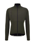 SANTINI Kolarska ocieplana kurtka - VEGA - zielony