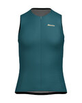 SANTINI Koszulka kolarska bez rękawów - OPAL - niebieski