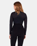 SANTINI Kolarska koszulka z długim rękawem - DRY - czarny