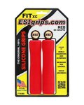 ESIGRIPS gripy - ESI FIT XC - czerwony