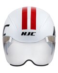 HJC Kask kolarski - ADWATT - biały/czerwony