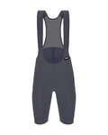 SANTINI Krótkie spodnie kolarskie z szelkami - RTR - szary