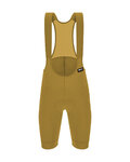 SANTINI Krótkie spodnie kolarskie z szelkami - RTR - żółty