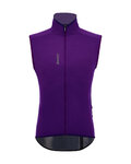 SANTINI Kamizelka kolarska - MAGIC RAIN - fioletowy