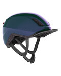 SCOTT Kask kolarski - DOPPIO PLUS - zielony/fioletowy