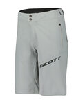 SCOTT Krótkie spodnie kolarskie bez szelek - ENDURANCE LS/FIT W/PAD - szary