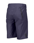 SCOTT Krótkie spodnie kolarskie bez szelek - ENDURANCE LS/FIT W/PAD - fioletowy