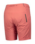 SCOTT Krótkie spodnie kolarskie bez szelek - ENDURANCE LS/FIT W/PAD W - czerwony