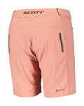 SCOTT Krótkie spodnie kolarskie bez szelek - ENDURANCE LS/FIT W/PAD W - różowy