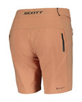 SCOTT Krótkie spodnie kolarskie bez szelek - ENDURANCE LS/FIT W/PAD W - beżowy