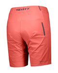 SCOTT Krótkie spodnie kolarskie bez szelek - ENDURANCE LS/FIT W/PAD - czerwony