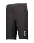 SCOTT Krótkie spodnie kolarskie bez szelek - TRAIL 10 LS/FIT W/PAD JR - czarny