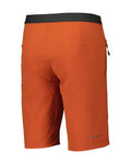 SCOTT Krótkie spodnie kolarskie bez szelek - TRAIL 10 LS/FIT W/PAD JR - pomarańczowy