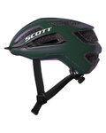 SCOTT Kask kolarski - ARX PLUS - zielony/fioletowy