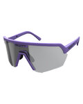 SCOTT Okulary kolarskie - SPORT SHIELD LS - fioletowy