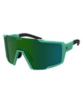 SCOTT Okulary kolarskie - SHIELD COMPACT - jasnozielony