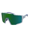 SCOTT Okulary kolarskie - SHIELD COMPACT - biały/zielony