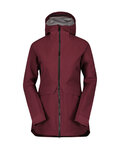 SCOTT kurtka przeciwdeszczowa - TECH COAT 3L W - czerwony