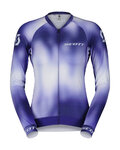 SCOTT Letnia koszulka kolarska z długim rękawem - RC PRO - jasnoniebieski