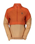 SCOTT Kolarska kurtka przeciwwiatrowa - ENDURANCE ANORAK WB W - pomarańczowy/beżowy