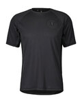 SCOTT Koszulka kolarska z krótkim rękawem - TRAIL FLOW PRO SS - czarny