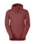 SCOTT Bluza - TECH ZIP - czerwony