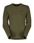 SCOTT Bluza - CREWNECK TECH W - zielony