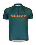 SCOTT Koszulka kolarska z krótkim rękawem - RC JERSEY - zielony