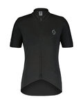 SCOTT Koszulka kolarska z krótkim rękawem - GRAVEL MERINO - czarny
