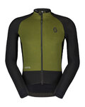 SCOTT Kolarska kurtka przeciwwiatrowa - RC PRO WARM HYBRID GTX WS - zielony/czarny