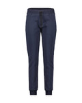 SCOTT Długie spodnie kolarskie bez szelek - TECH JOGGER WARM W - niebieski