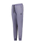 SCOTT Długie spodnie kolarskie bez szelek - TECH JOGGER WARM W - fioletowy