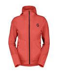 SCOTT Kolarska kurtka przeciwwiatrowa - EXPLORAIR SOFTSHELL SL W - czerwony