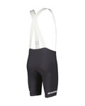 SCOTT Krótkie spodnie kolarskie z szelkami - SRAM AERO +++ - czarny/biały