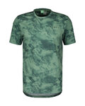 SCOTT Kolarska koszulka z krótkim rękawem - DRI TIE DYE - zielony