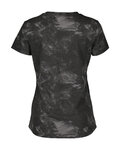 SCOTT Kolarska koszulka z krótkim rękawem - DRI TIE DYE W - czarny