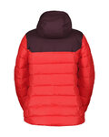 SCOTT Kolarska ocieplana kurtka - INSULOFT WARM W - fioletowy/czerwony