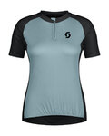 SCOTT Koszulka kolarska z krótkim rękawem - ENDURANCE 20 W - niebieski/czarny