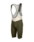 SCOTT Krótkie spodnie kolarskie z szelkami - BIB RC TEAM ++ - zielony/szary