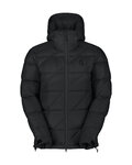 SCOTT Kolarska ocieplana kurtka - INSULOFT WARM DOWN W - czarny