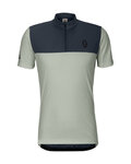 SCOTT Koszulka kolarska z krótkim rękawem - ENDURANCE LT - szary/niebieski