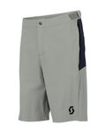 SCOTT Krótkie spodnie kolarskie bez szelek - VERTIC LT W/PAD - szary/niebieski