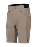 SCOTT Krótkie spodnie kolarskie bez szelek - EXPLORAIR LIGHT - beżowy