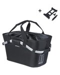 BASIL kosz - CLASSIC CARRY ALL MIK - czarny