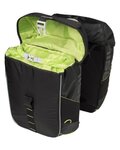 BASIL Torba kolarska - MILES DOUBLE BAG - czarny/zielony