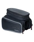 BASIL Torba kolarska - SPORT DESIGN TOP TUBE FRAME BAG DOUBLE - czarny